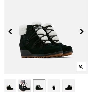 Sorel Evie Wedge Cozy booties.  8.5 NIP